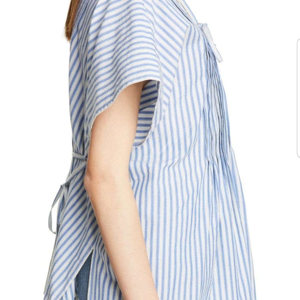 ✔ Mes Demoiselles Creative Pintucked Grommet Blouse - Picture 7 of 8